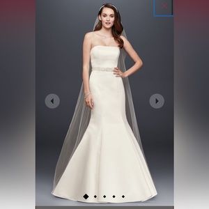 David’s bridal wedding dress size 2